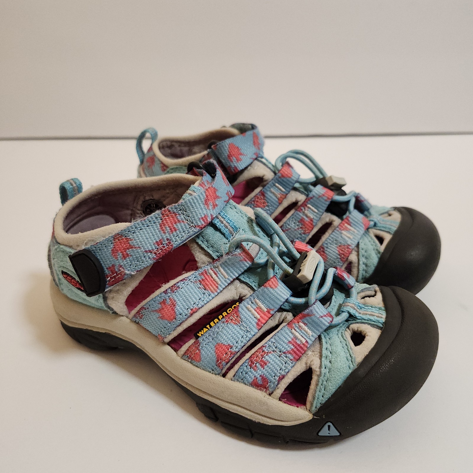 Keen 1024239 Newport H2 Sea Camp pesce acqua rosa sandalo bambino 11US OTTIME CONDIZIONI