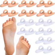 Nuanchu 12 Pairs Hammer Toe Pad Hammerhead Toe Straightener and Corrector