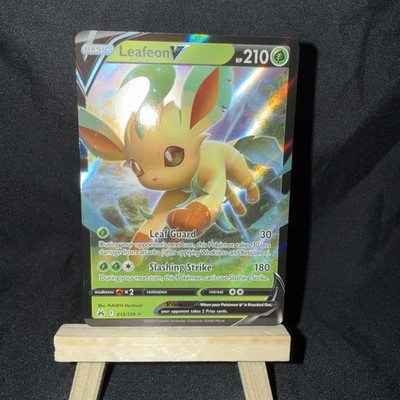 Pokemon Card Leafeon V 013/159 Ultra Rare Crown Zenith Near Mint