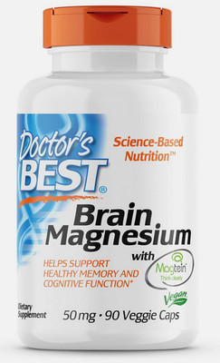 Doctor's Best Brain Magnesium 90 Count Magnesium L Threonate EXP 03/2026