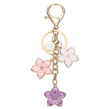 Initial Key Chain Cute Keychains Accessories, Initial g White/Pink/Purple