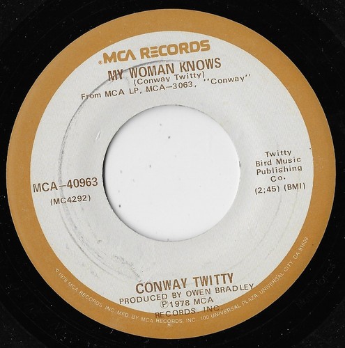 Your Love Had Taken Me That High / My Woman Knows / Conway Twitty VG+ - Picture 2 of 2
