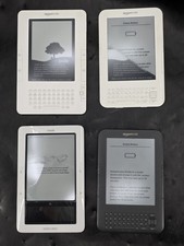 Lot of 4 Amazon Kindle Mix Models For Parts/Repairs 