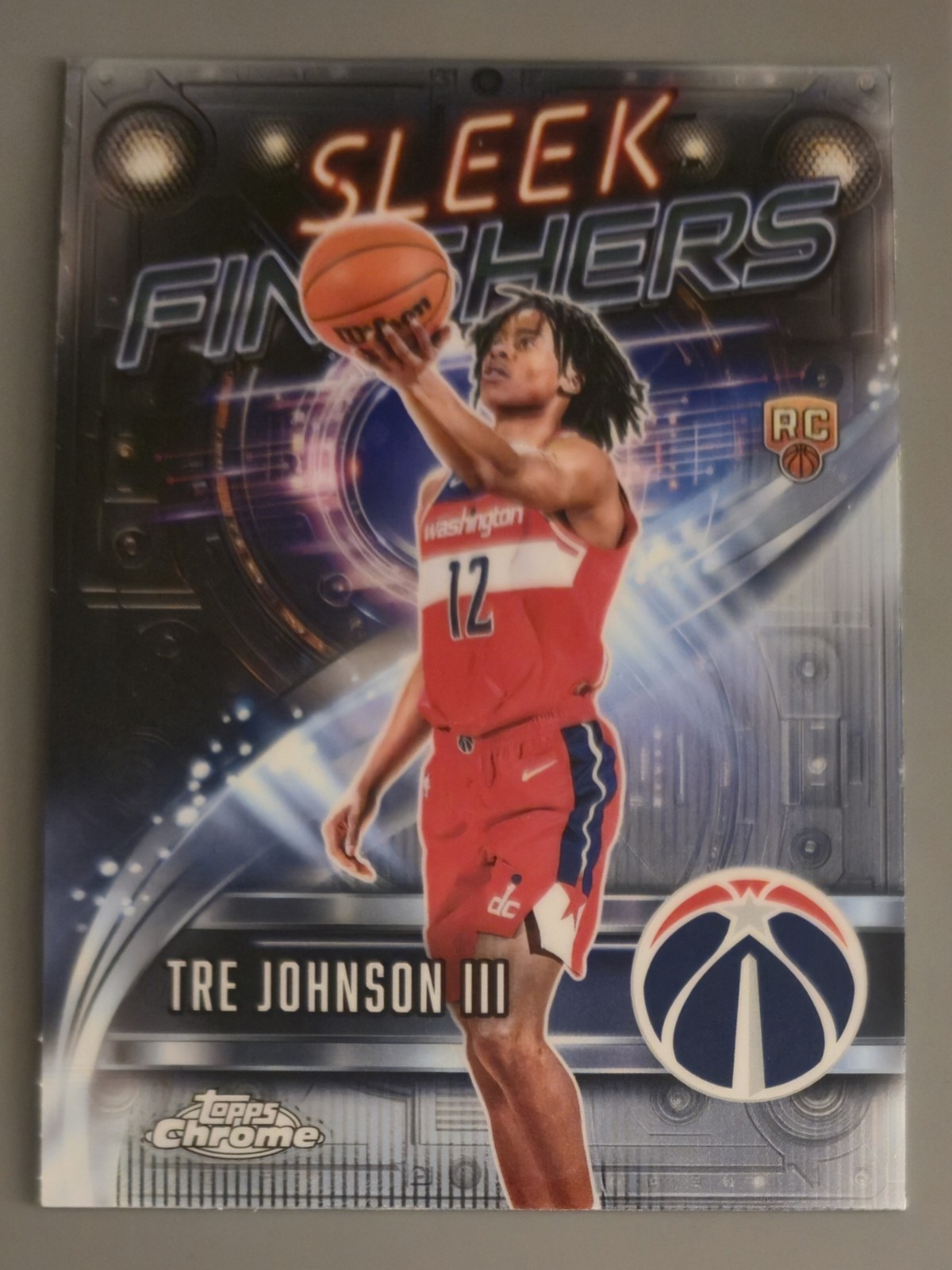 2025-26 Topps Chrome Basketball TRE JOHNSON III Sleek Finishers RC #SF-26