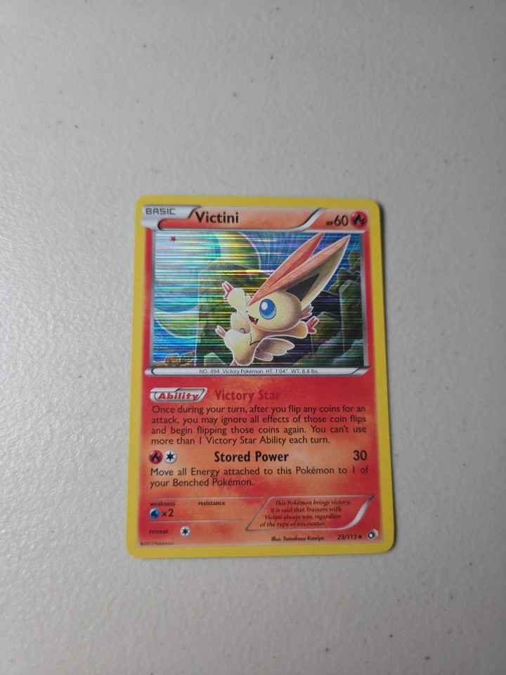 Victini Holo 23/113 - Legendary Treasures - LP Pokemon