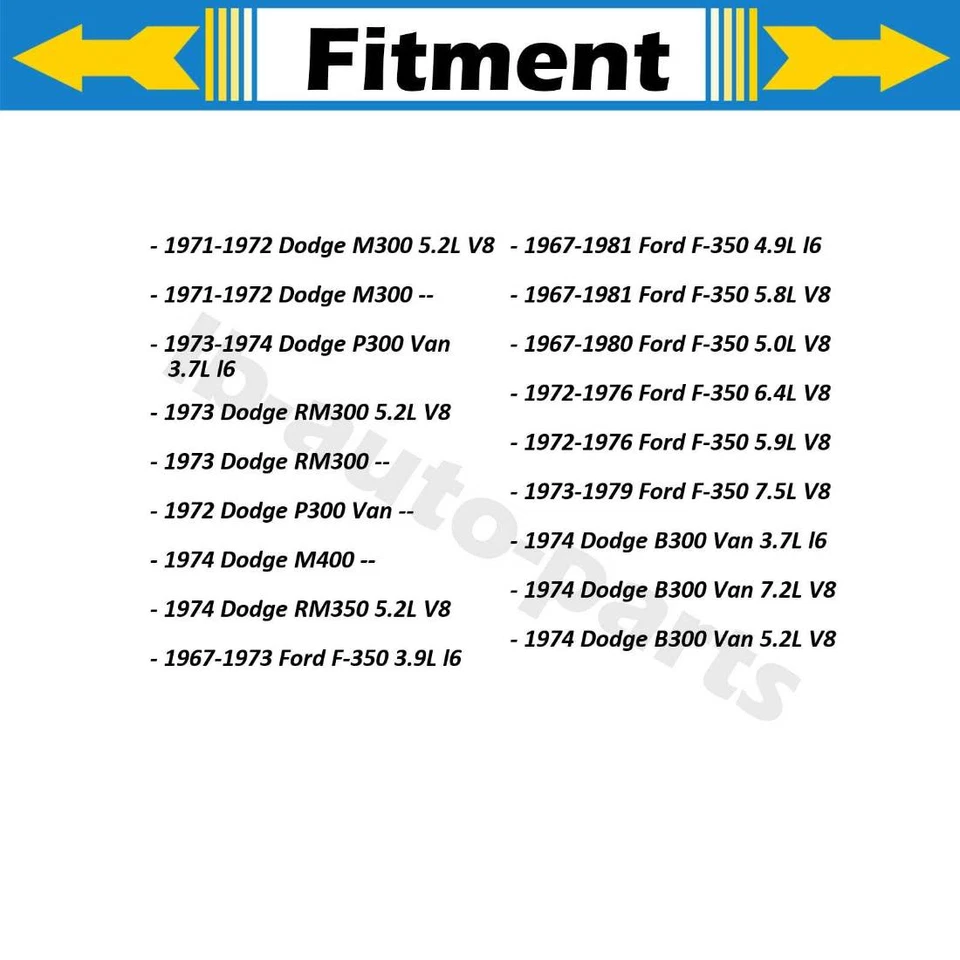 Cilindro de rueda de freno trasero Dorman 2x para Dodge M350 1974 7,2 L Foto 2 de 4