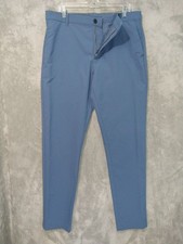 Banana Republic Pants Mens 36x34 Blue Slim Fit Performance Tech Mid Rise Golf