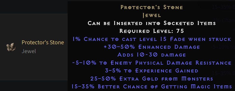 D2R RotW LADDER Protector's Stone HARDCORE Season 14 Diablo 2 Resurrected HC