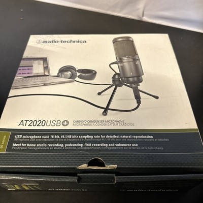 Audio-Technica AT2020USB+ Cardioid Condenser Studio USB Microphone Podcast
