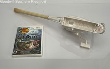 Bass Pro Shops The Strike (Nintendo Wii) Video Game with Fishing Rod - Tested