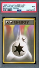 PSA 7 Pokemon 1996 No Rarity Symbol Japanese (Base Set) Double Colorless Energy