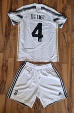 Adidas Juventus Turin DE LIGT Home Trikot Shorts Weiß Gold Gr.M Herren w. neu