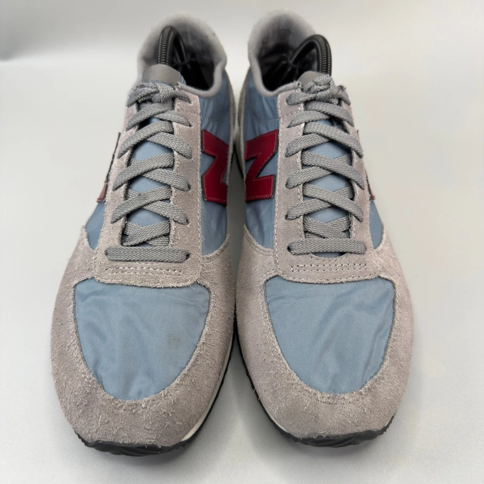 Новый баланс 720 образец мужской 9,5 9 1/2 D ретро кроссовок синий серый красный нейлона замши - Изображение 3 из 4