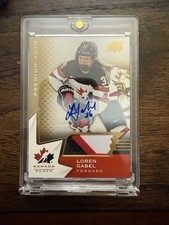 2020 Upper Deck Team Canada Juniors Women's WC Autos /199 Loren Gabel Patch Auto