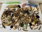 Vintage Estate Costume Jewelry Repair Scrap Lot for Harvest Crafts 4 Lbs Pearls