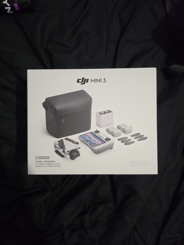 DJI Mini 3 Fly More Combo Camera Drone (with RC Remote)