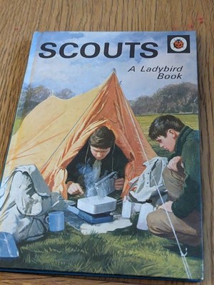 Ladybird Book on Scouts - 40p version - 1970's