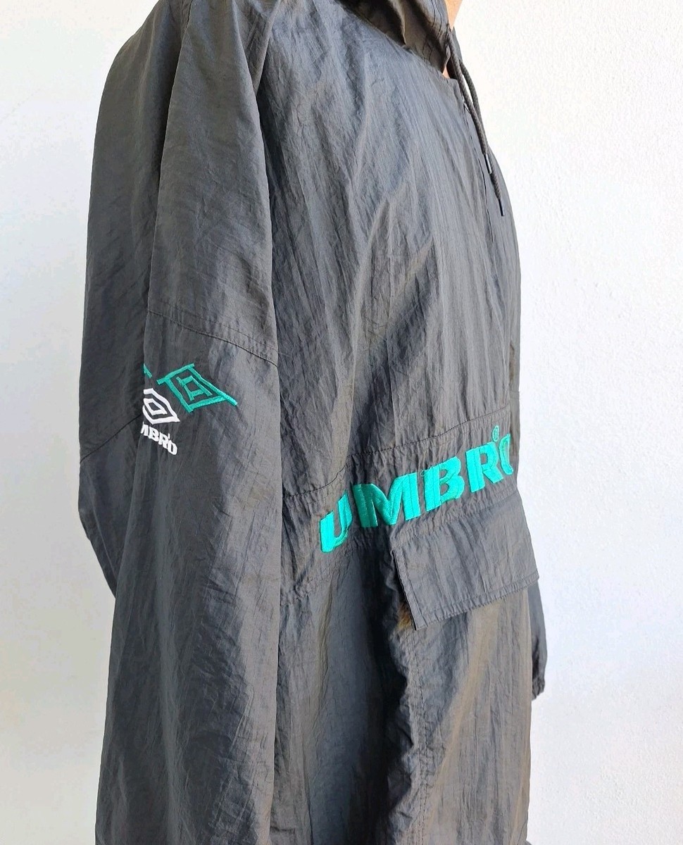 Vintage 90s Umbro Half Zip Windbreaker Jacket Men's Size XL