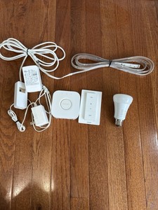 Philips Hue Bundle - 1 x Hue Bridge, 1 x Bulb(color), 1 x Strip 10ft, 1x Dimmer