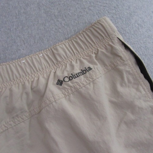 Columbia Mens Mountaindale Cargo Shorts 2XL x 9L Beige Belted Y2K Hiking - Picture 3 of 9