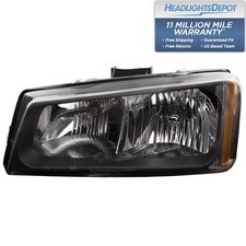 Headlight Black Bezel Left Driver Fits 2005-2007 Chevrolet Silverado Gm2502257