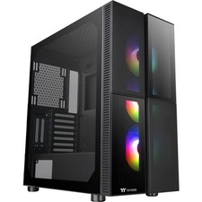 Thermaltake Versa T26 ARGB Black  Mid-Tower-ATX-PC-Geh use  Geh rtetes 4mm Gla