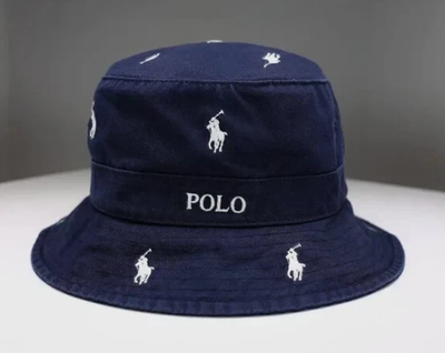 Polo Ralph Lauren  BEACH ハット NWT POLO Ralph Lauren SCATTERED PONY BUCKET HAT Beachside Pool