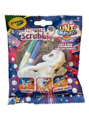 New Unopened Crayola Scribble Scrubbie Uni-Creature Sealed