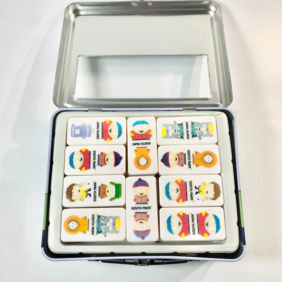 South Park Domino Game - 28 Super-Sized Dominoes With Tin Case - Image 3 of 4