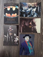 6 carte postale postcard cinema film Batman Michael Keaton 