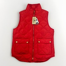 Woolrich Women  s Small Full Zip Down Filled Quilted Puffer Vest Pockets