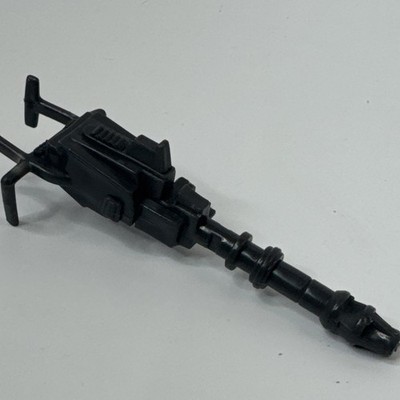 Vtg GI Joe Headquarters MACHINE GUN main big cannon original 1983 playset part