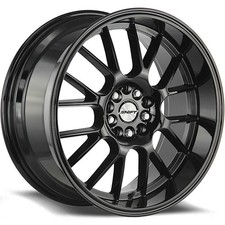 18x8.5 Shift H28 Crank 4x1004x114.3 30 Black Wheels Rims Set4 73.1 18x8.5 Shift H28 Crank 4x1004x114.3 30 Black Wheels Rims Set4 73.1