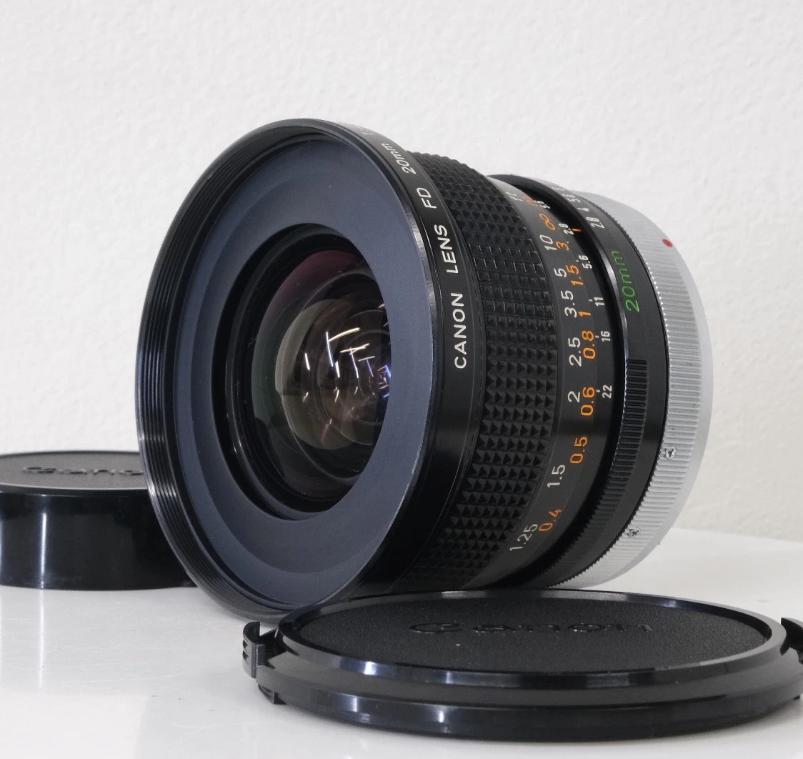 フィルムカメラ CANON New FD 20mm f/2.8 #556-1 Canon FD f/2.8 Camera Lenses 20mm Focal for sale | eBay