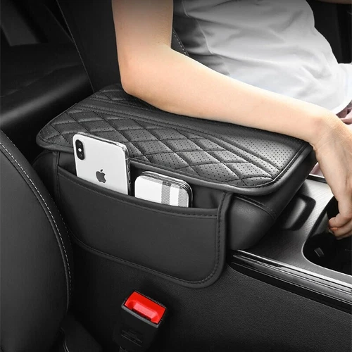 Consola central coche reposabrazos caja cojín funda protector alfombrilla accesorios coche - Imagen 2 de 18