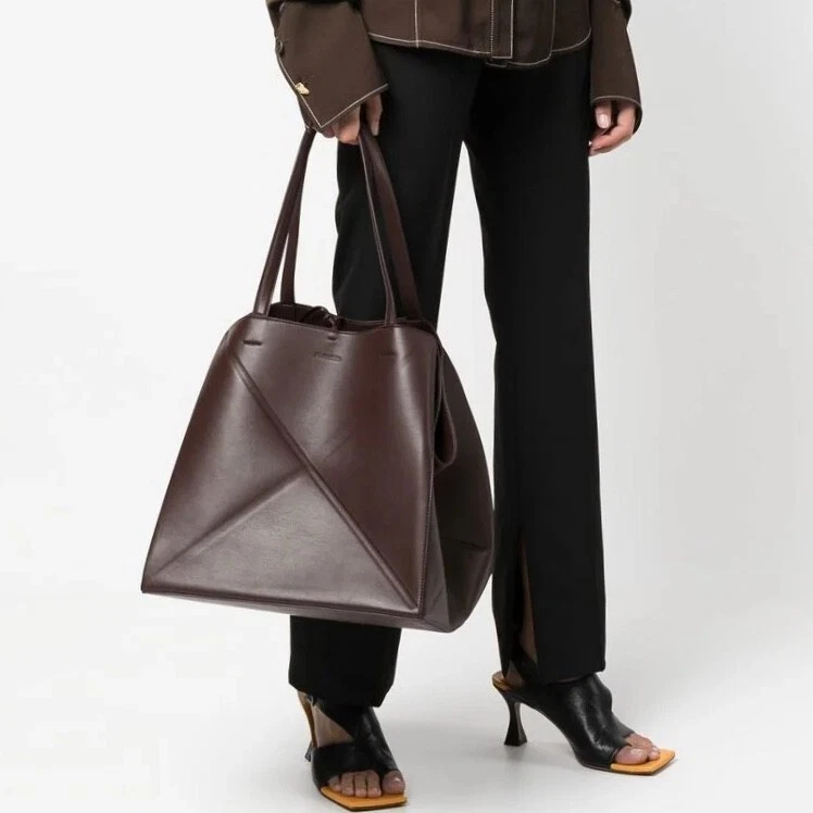 Origami Leather Shoulder Bag