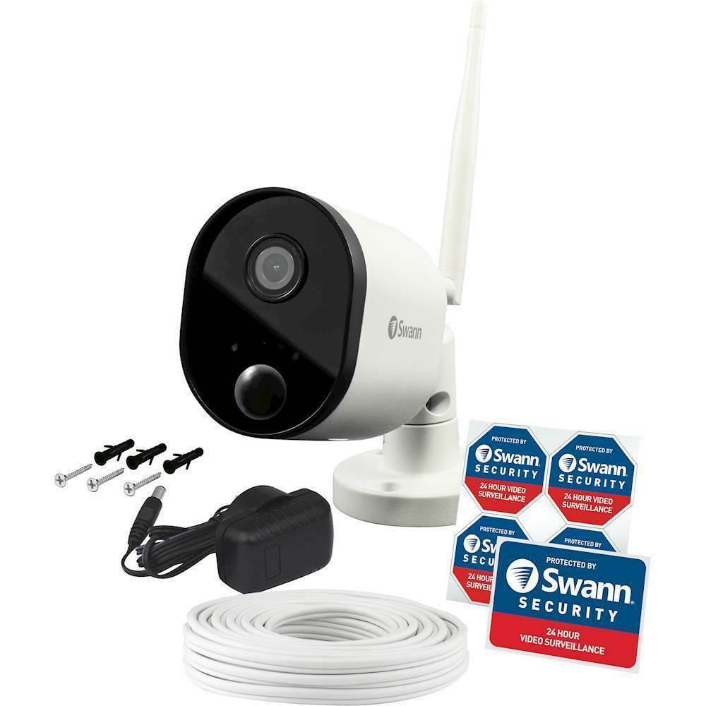 Swann SWWHDOUTCAMPK2UK 1080p Wi-Fi Outdoor Bullet Security Camera