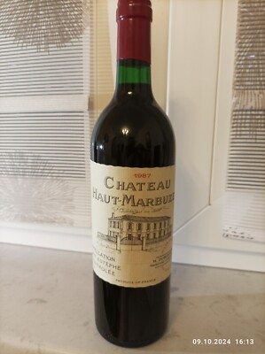 1987 Chateau Haut-Marbuzet Appellation Saint-Estephe Controlee 12,5 % vol. 0,75l