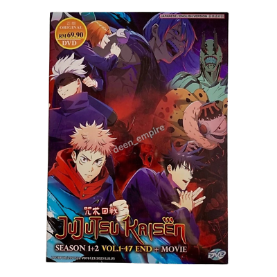 Anime DVD Jujutsu Kaisen Season 1+2 & Movie Complete Collection