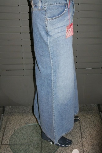 Mavi Jeans Skirt Camilla 13819-123 Lghttropic Stone Blue Washed New - Picture 4 of 7