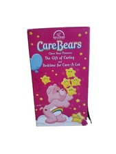 Care Bears Cheer Bear Presents The Gift Of Caring And Bedtime For Care-A-Lot VHS