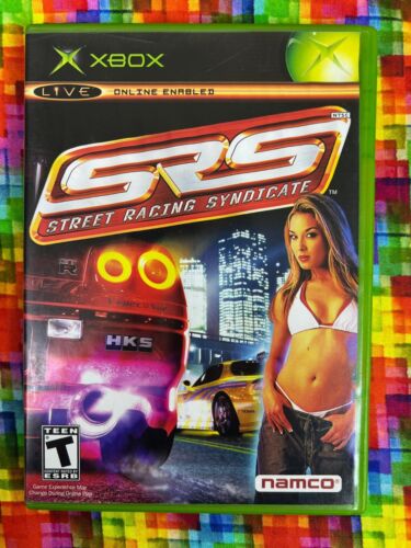 🎮🎮🎮SRS: Street Racing Syndicate (Original Xbox)  w/ Manual 3-27🎮🎮🎮 - Afbeelding 1 van 2