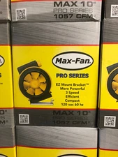 Can Fan MAX FAN PRO 10" Inline Exhaust Mixed Flowed Fan blower (1057 CFM)