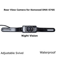 New Rear View Camera Backup License Plate Night for Kenwood DNX-576S DNX576S