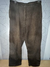 Vintage Y2K GEORGE  MARTHA Brown CORDUROY PANTS- 36x32 FLARE Baggy Hip Hop JNCO