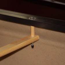 New Old Town Wooden Dowel 3-1/4" ea. Hole thru center. Sold Per ea.