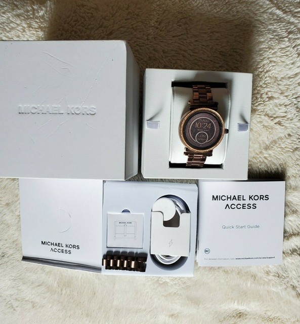 michael kors smartwatch chocolate
