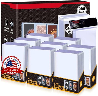 Funda Cartas de Juego 200 Unidades Fundas Transparentes para Tarjetas de Beisbol