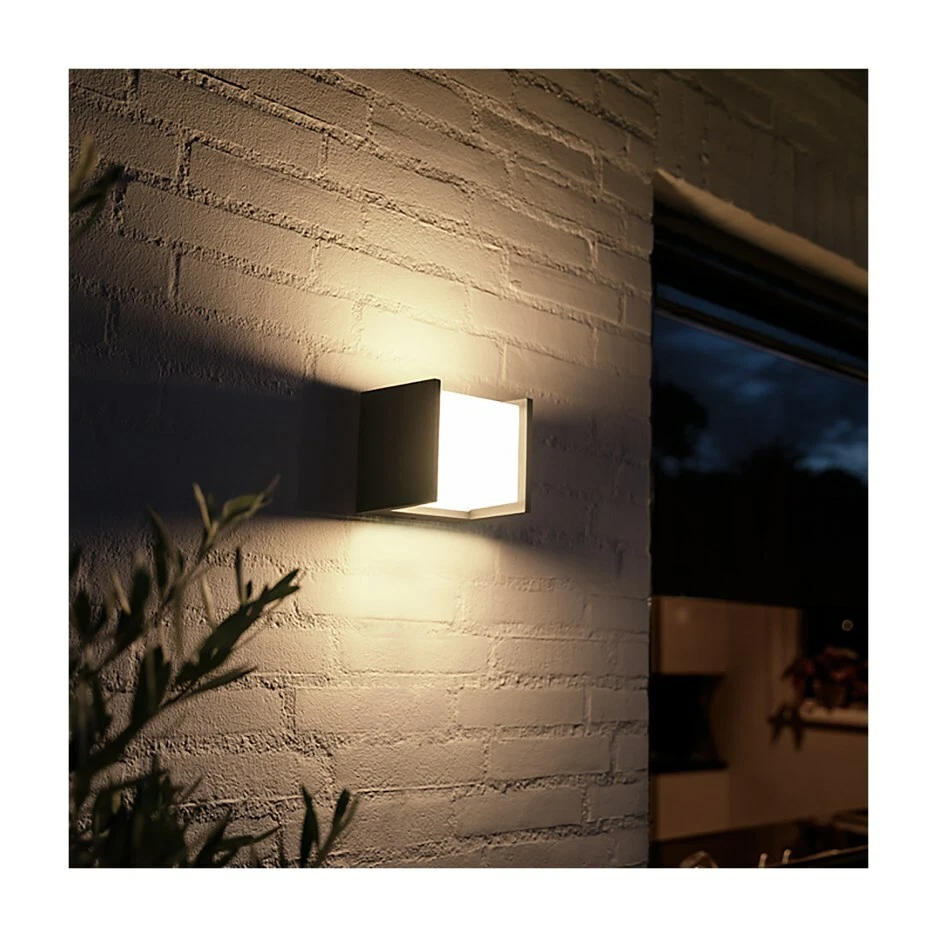 Philips Hue Fuzo White LED Smart Outdoor Wall Light