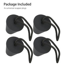 Universal Kayak Scupper Plugs Canoe Drain Holes Stopper Bung Accessories 4 PCS